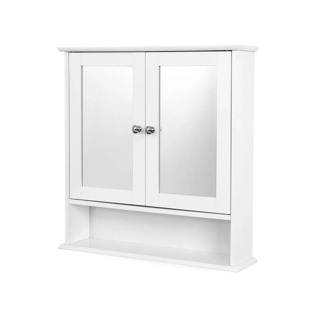 Joost Armadietto a Muro con Specchio e Ripiano - Arredo Bagno Moderno