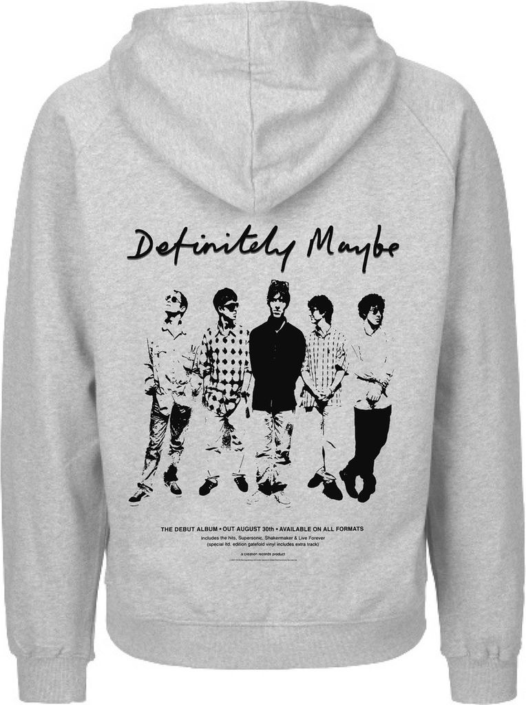 Oasis Definitely MaybePromo Zipper Kapuzenpullover