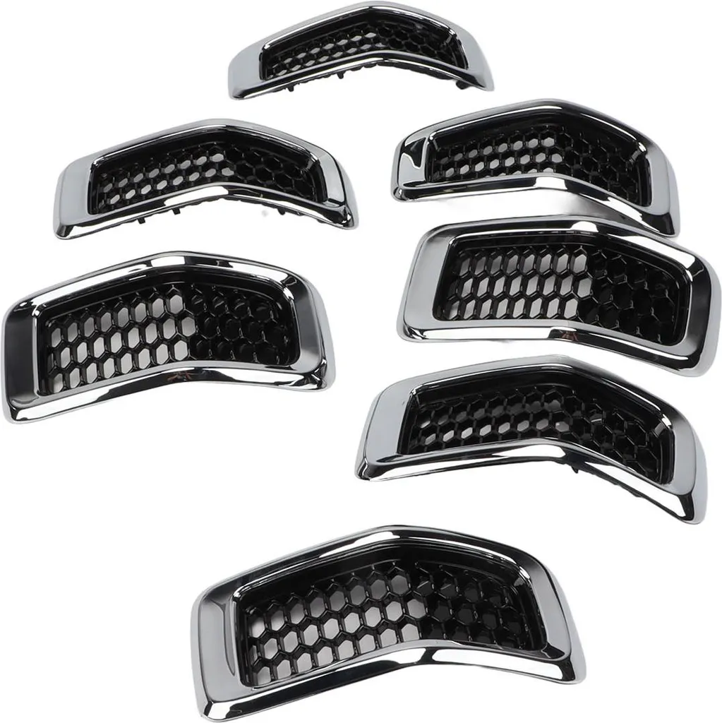 Grille de Calandre Avant 68303626AA pour Jeep Cherokee 2014-2018 (7 Pcs) - 5
