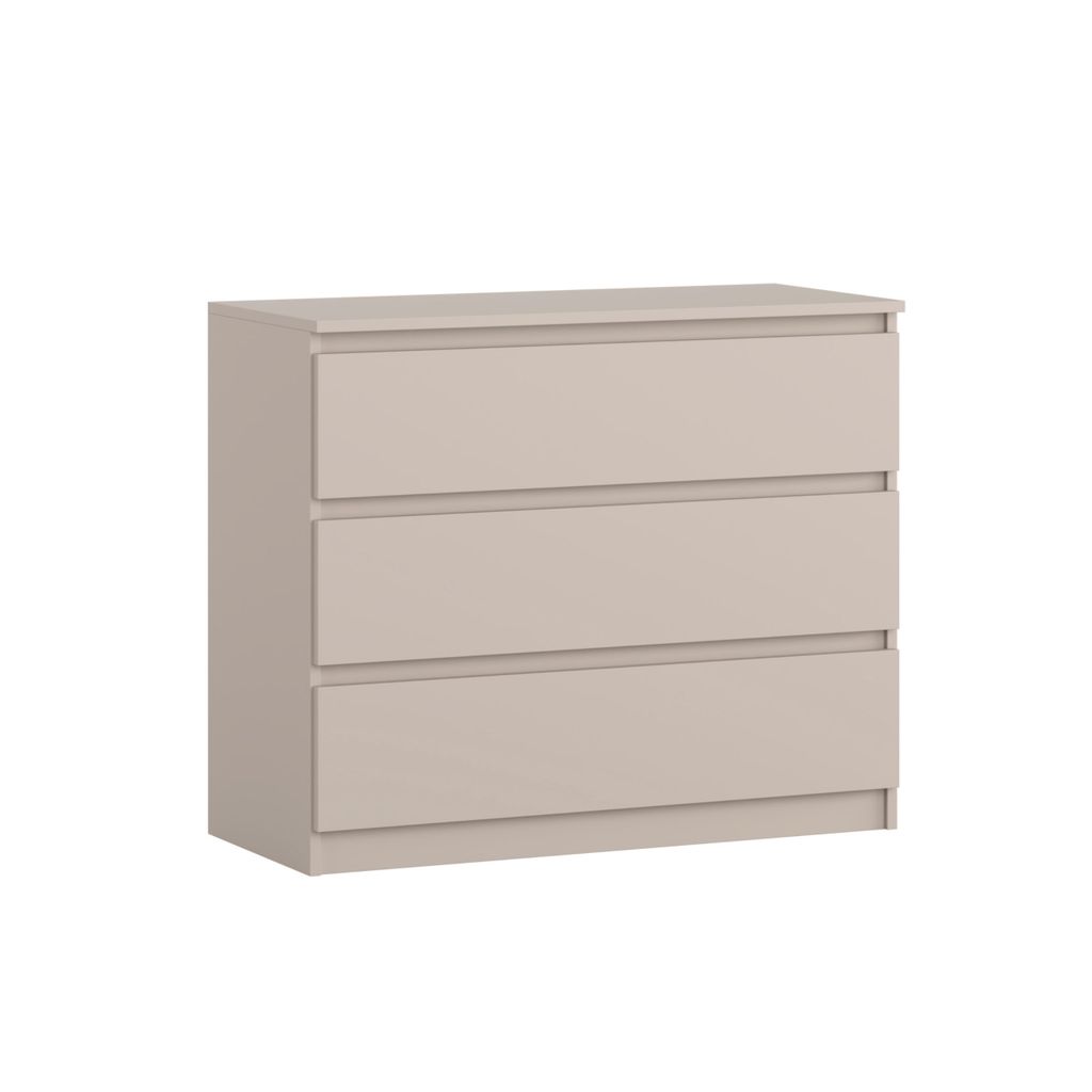 YUMEBLY Kommode mit 3 Schubladen | Schubladenschrank Produktbild 