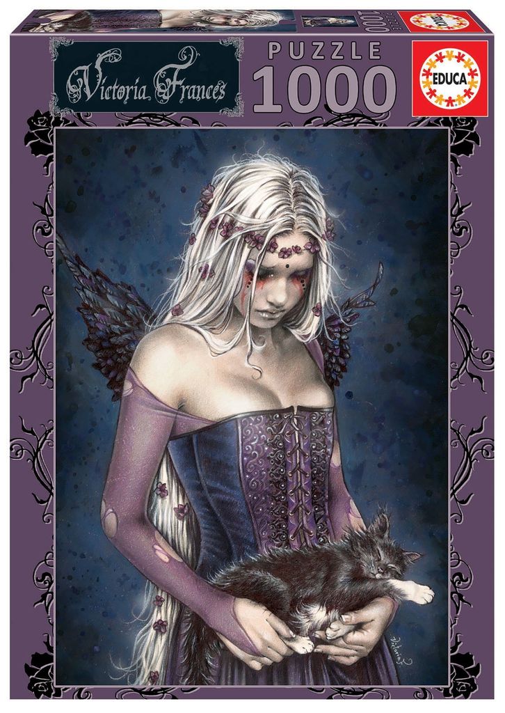 Puzzle 1000 pezzi Angel of Death, Victoria Frances Educa Immagine del prodotto 