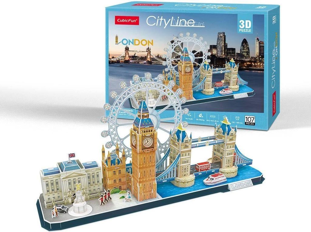 CubicFun Cubic Fun 3d Puzzle City Line London, 107 Produktbild 