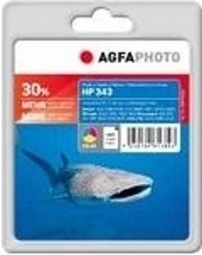 Cartouche d'encre couleur compatible HP 343 de la marque AgfaPhoto