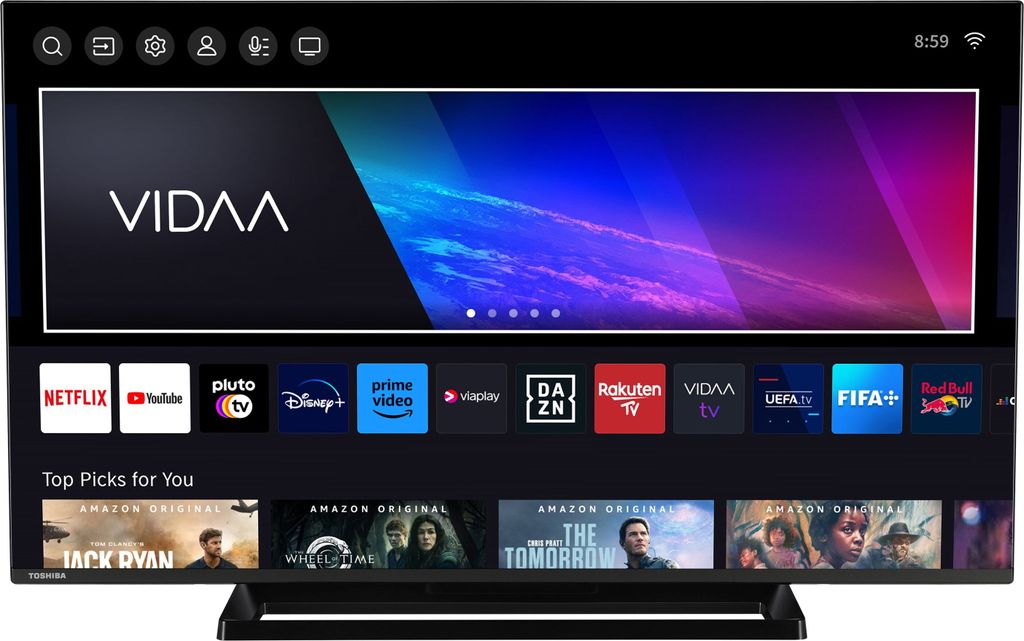 Toshiba 43LV3E63DAZ 43 Zoll Fernseher / VIDAA Smart TV Produktbild 