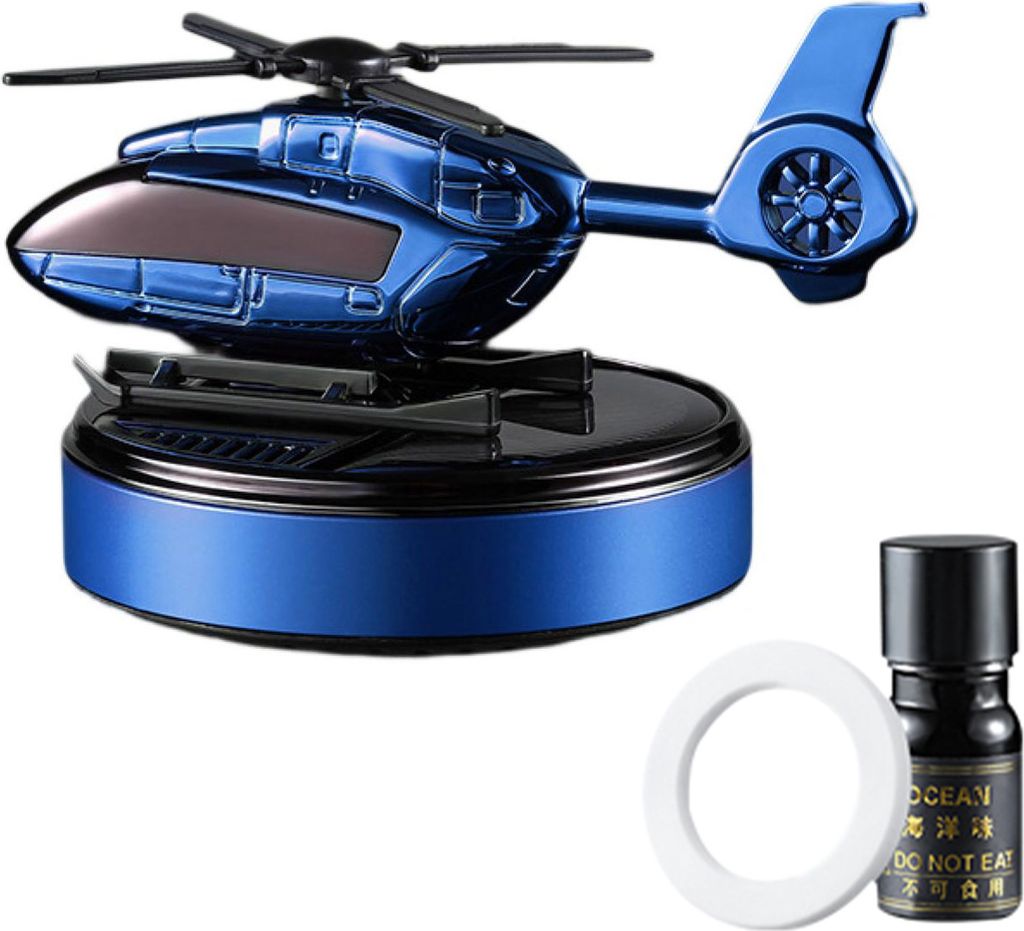 1 Set Auto Lufterfrischer Solar Rotierenden Solide Aromatherapie Hubschrauber Form Auto Duft Diffusor Ornament Automotive Dekoration