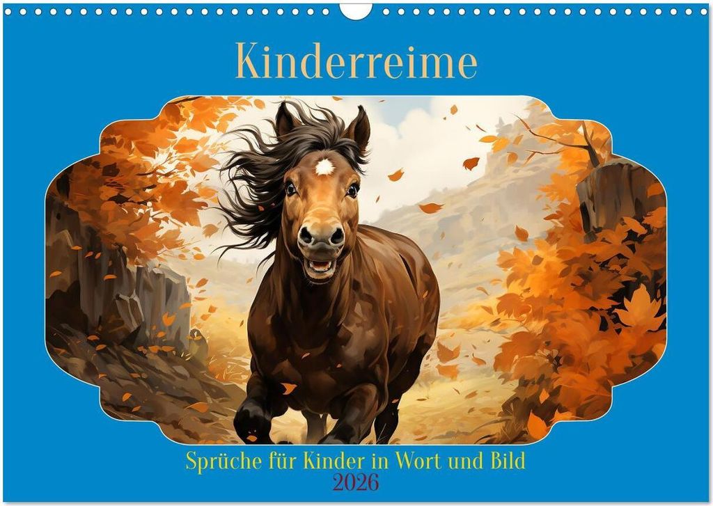 Kinderreime (Wandkalender 2026 DIN A3 quer), CALVENDO Monatskalender