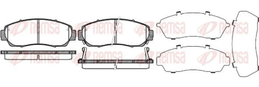 Plaquettes de frein pour Honda Civic et CR-V idéal trajet quotidien