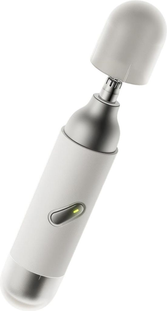 Tragbarer 2-in-1 Nasen- & Barttrimmer, Elektrischer Mini-Rasierer, LED Licht, Schnellladung Typ-C, Wasserfest, Doppelkopf für Gesichtspflege