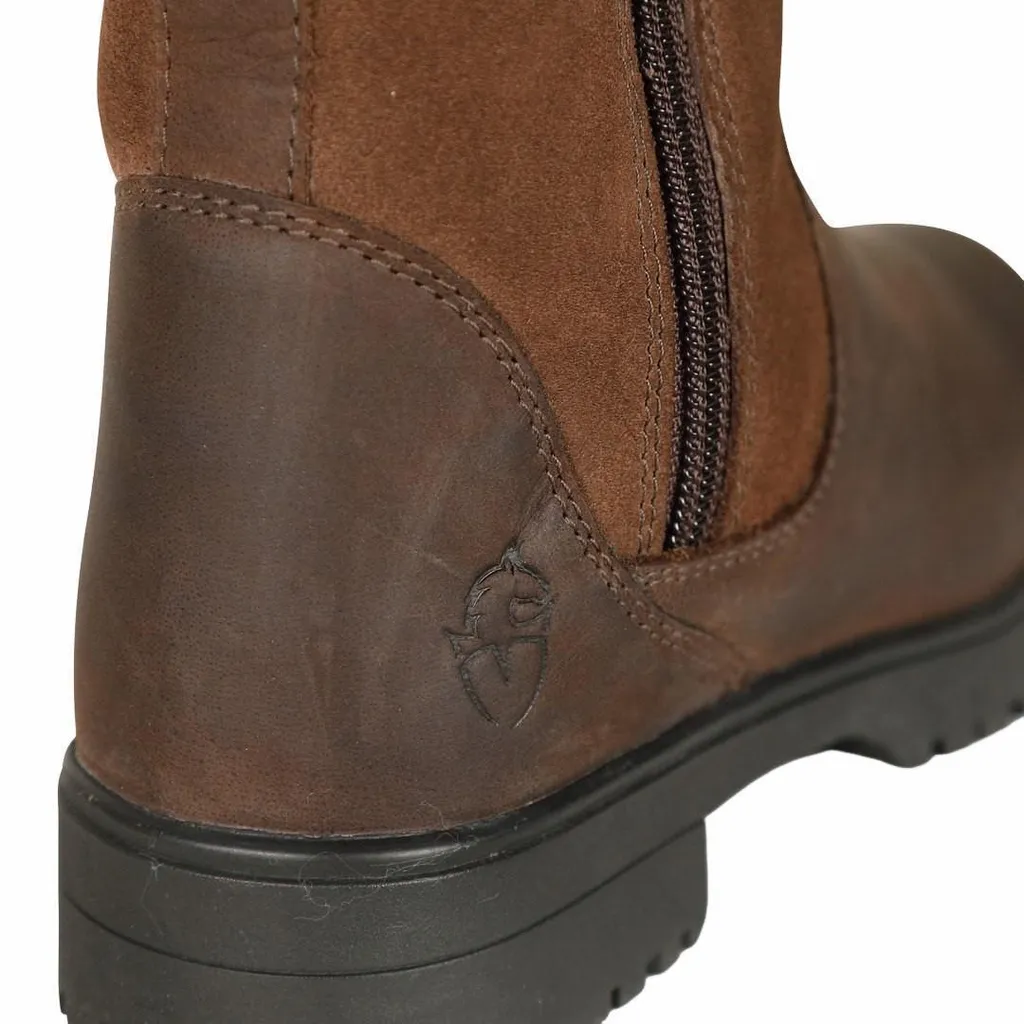 Bottes Savona Moretta en cuir véritable Marron pour enfant, Pointure 38