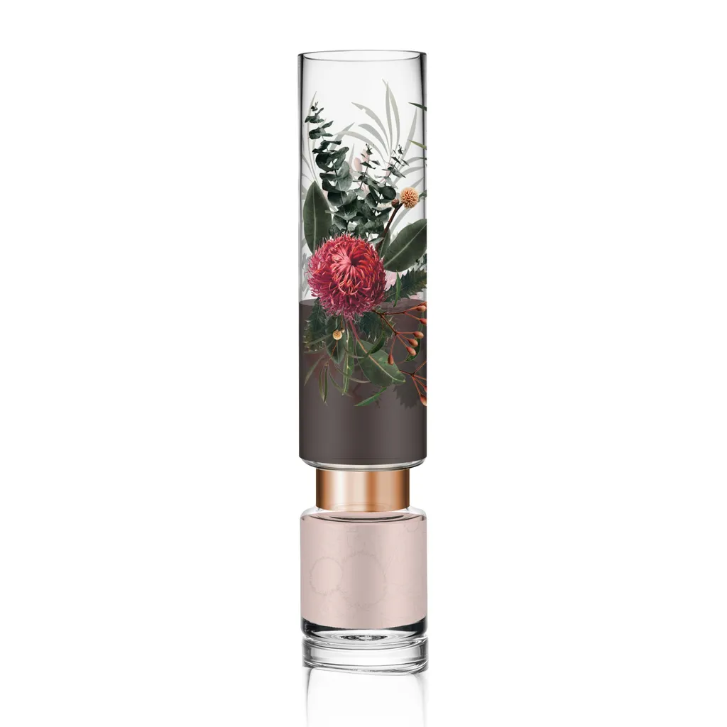 Goebel Flory Vase en Verre de Haute Qualité Style Floral Raffiné 30cm