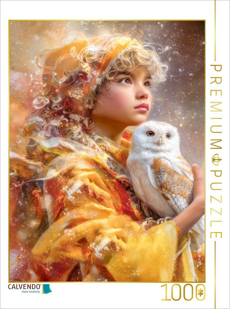 CALVENDO Puzzle Mensch und Tier | 1000 Teile Lege-Größe 64x48cm Foto-Puzzle für glückliche Stunden