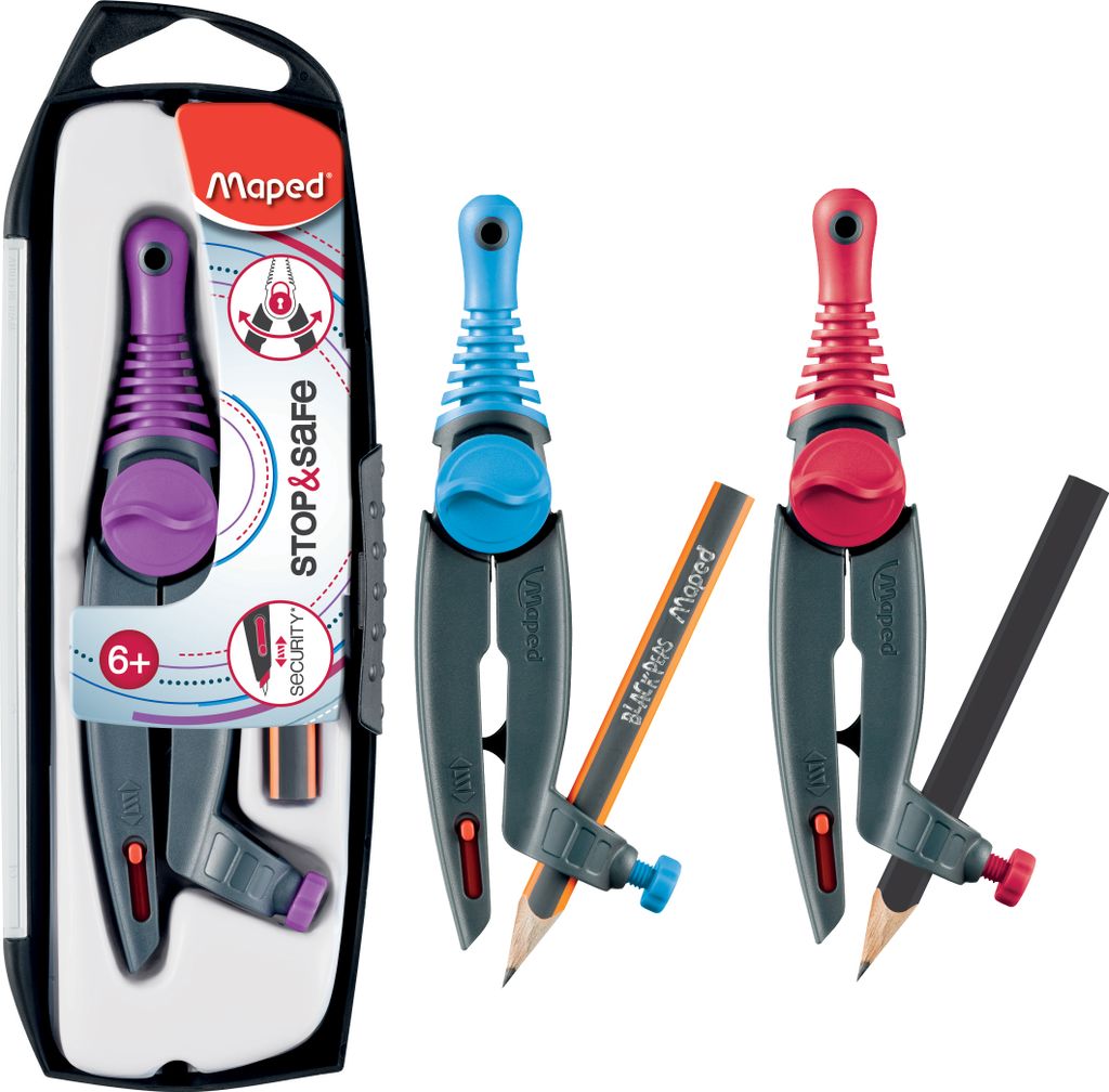 Scatola di bussole cartografate Stop & Safe con anello Immagine del prodotto 