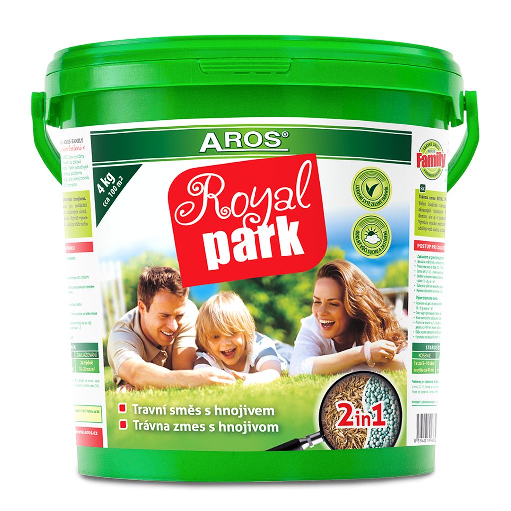 AROS Trávna zmes Royal Park (4 kg na 100 m²) Obrázok produktu 