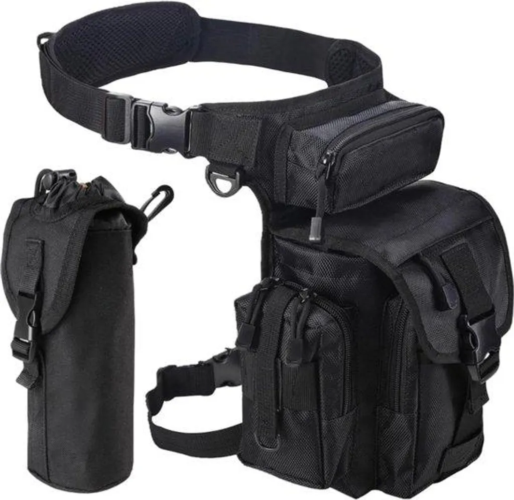 Sac d'extérieur imperméable noir de 40L pour randonnée et camping