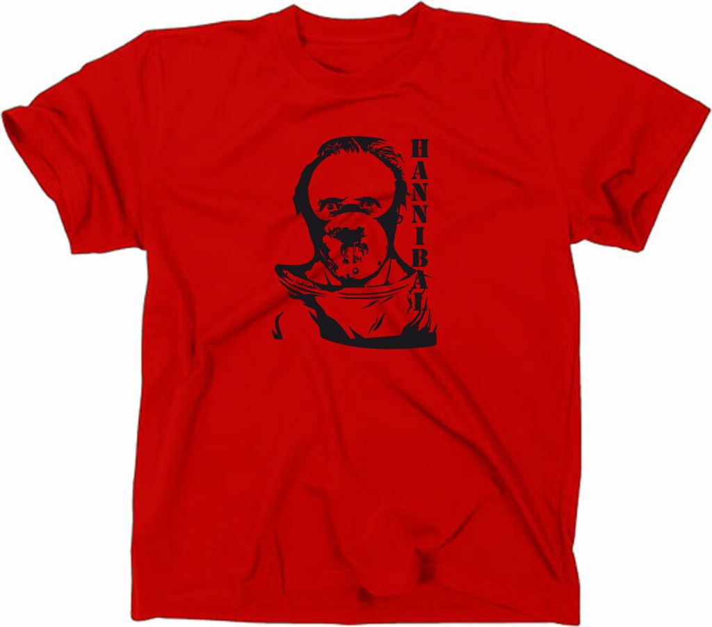 Styletex23 T-Shirt Hannibal Lecter, rot, XXL