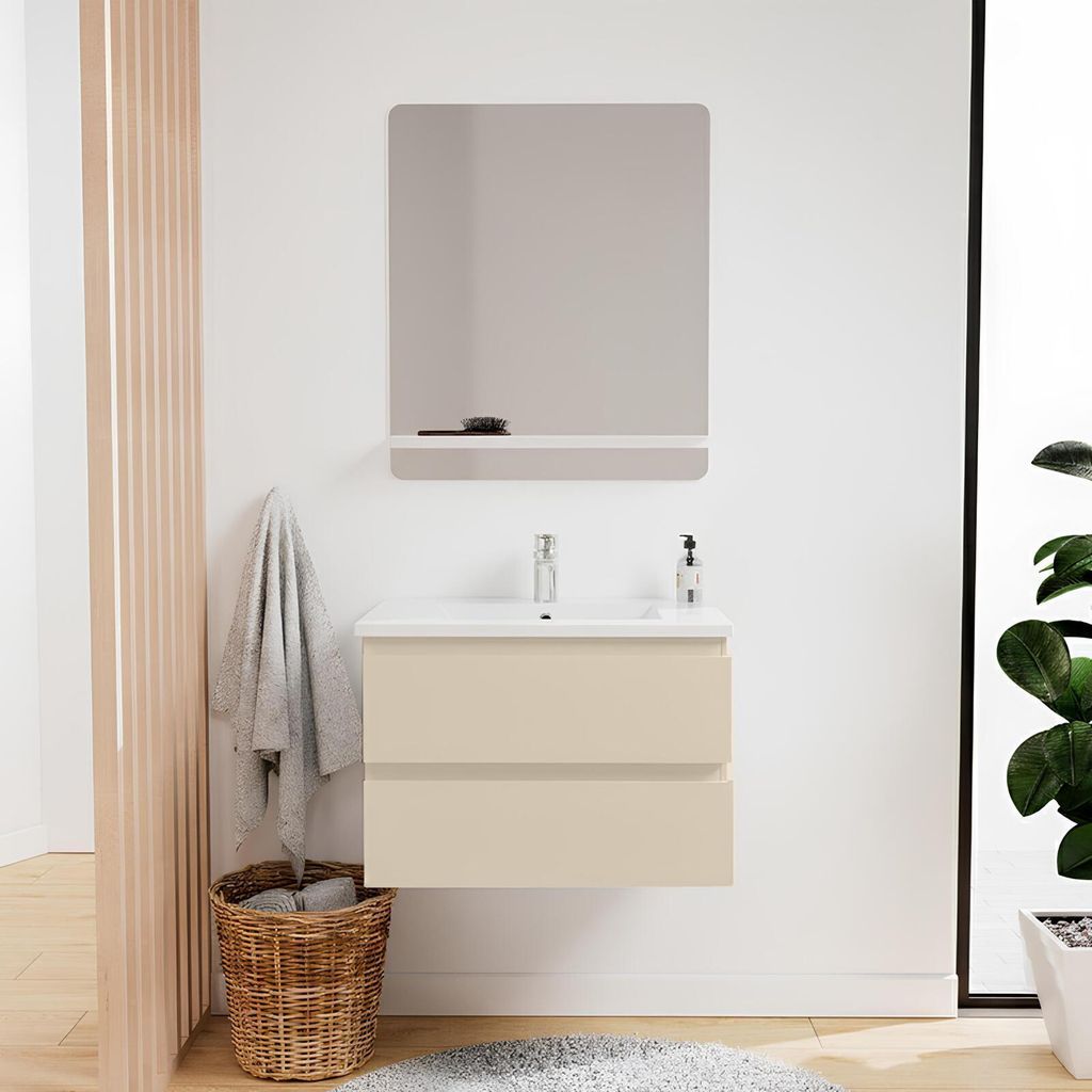 SORRENTO Waschtischunterschrank mit Einzelwaschbecken Produktbild 