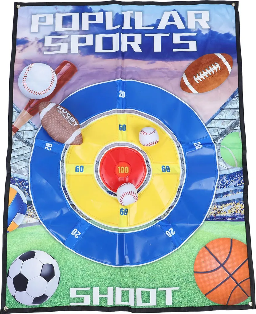 Balles adhésives interactives et cible souple pour score de précision - 3