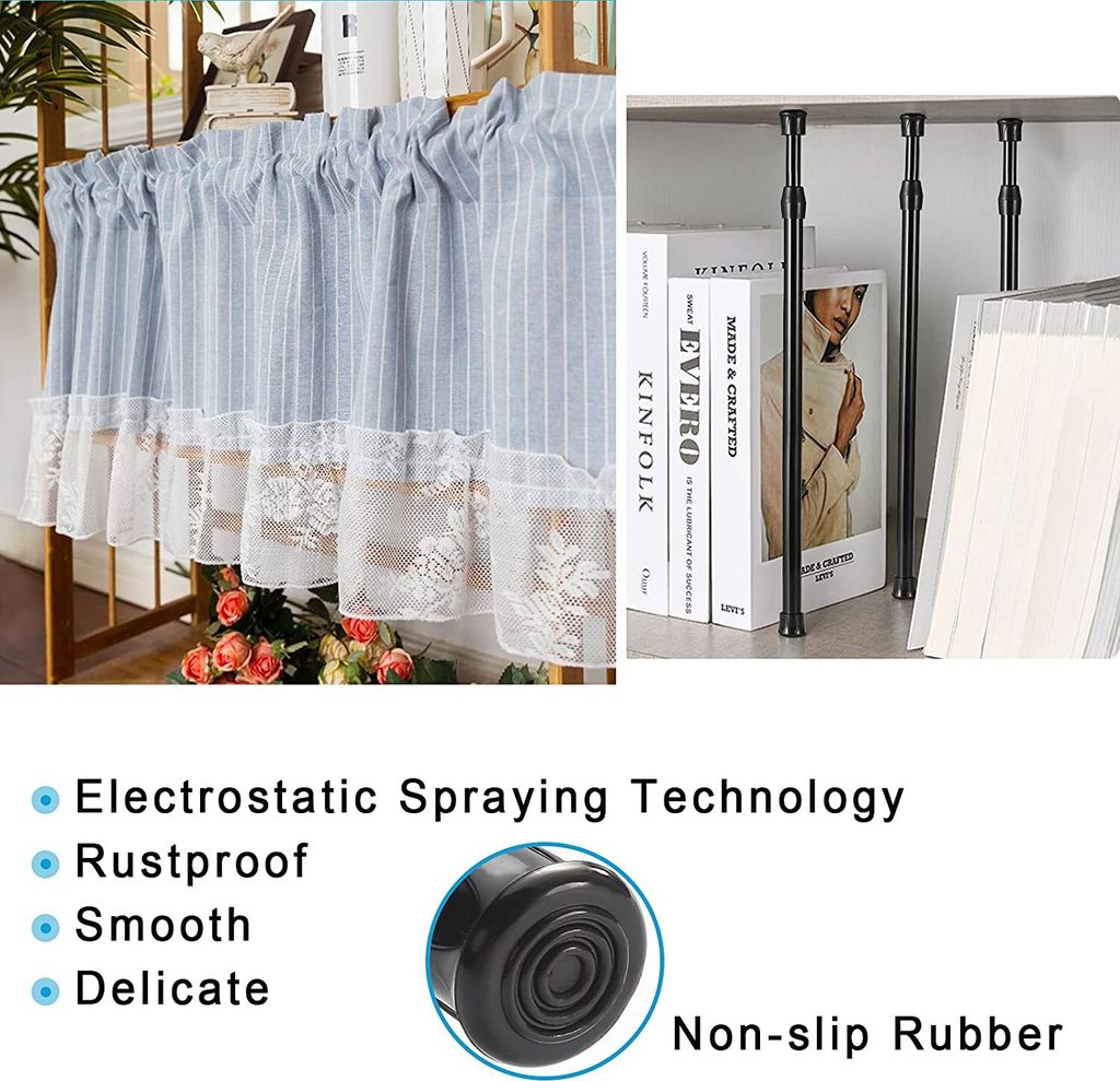Teleskopstange, 40-70cm Spannstange ohne bohren, Produktbild 4