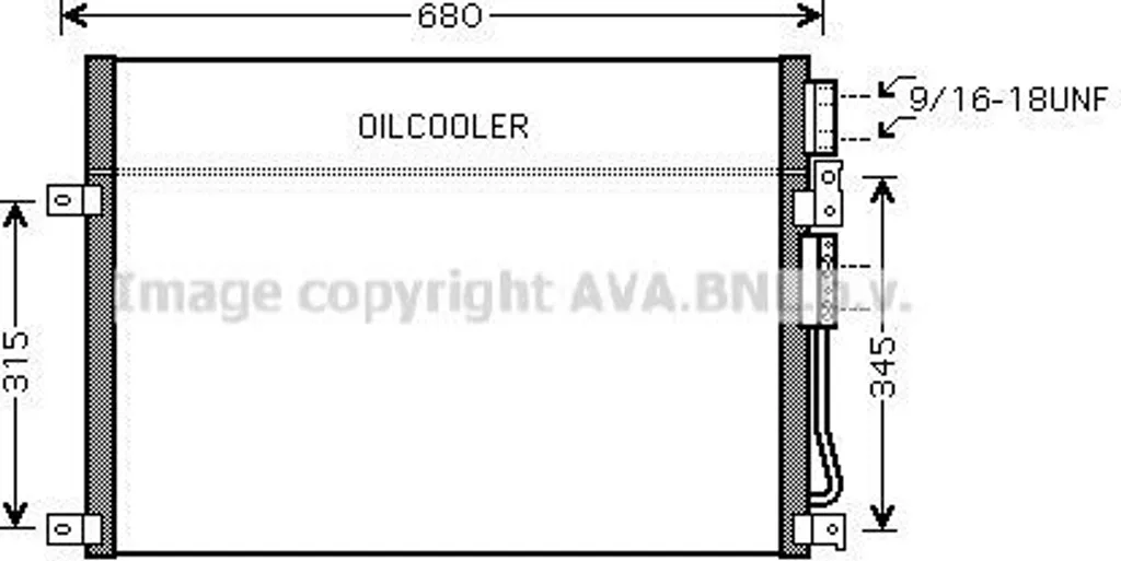 Stop aux fuites de clim Jeep : Condenseur OE 55116928 PRASCO JEA5045