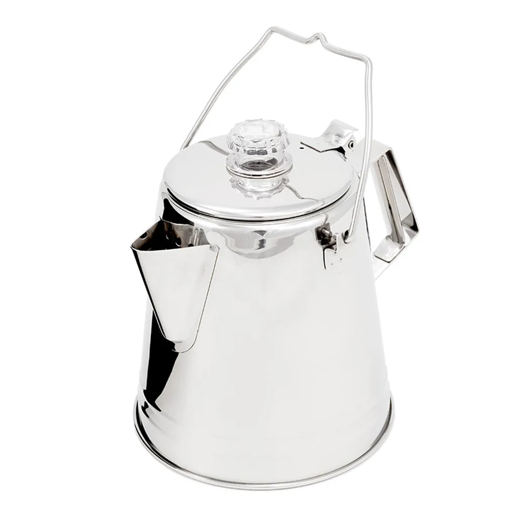 Percolateur en inox ultra-résistant 2,1 L avec dôme de contrôle visuel