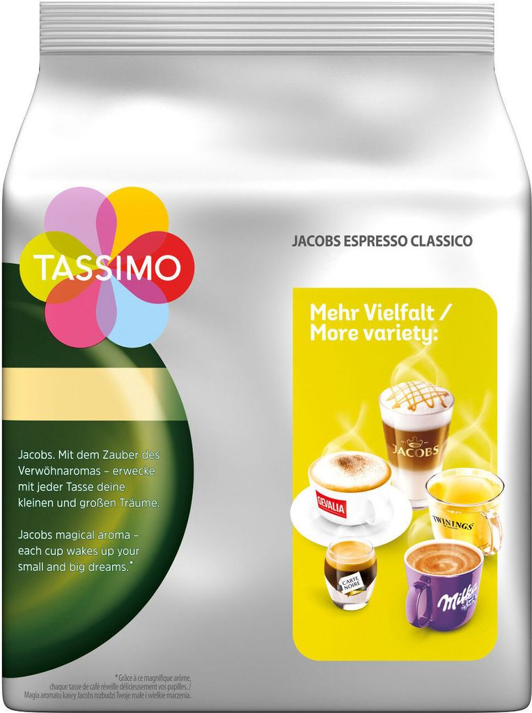 TASSIMO Jacobs Espresso Classico 5er Pack T Discs Kaffee Produktbild 3