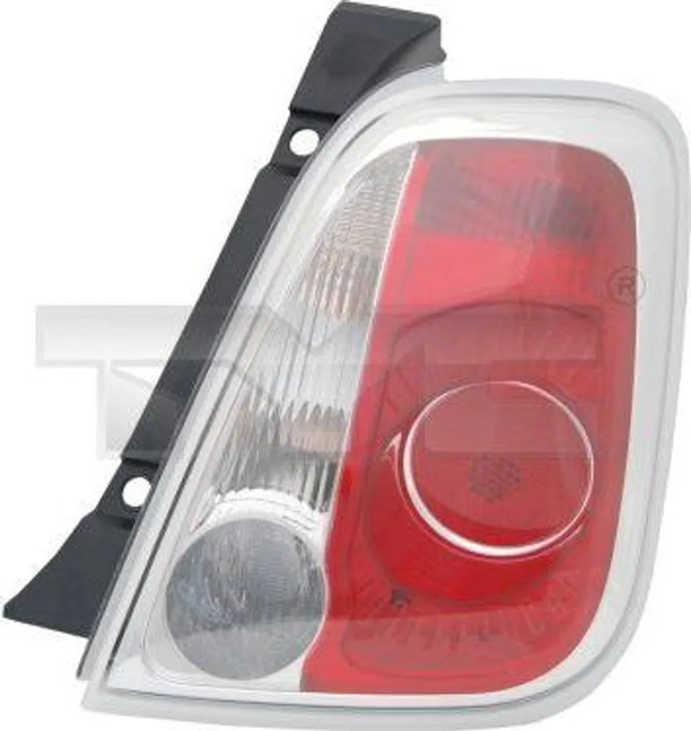 Phare arrière de rechange TYC compatible Fiat 500 - Optique OE