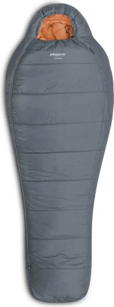 Sac de couchage de Montagne Pinguin Topas CCS Gris 195cm Zip Gauche G