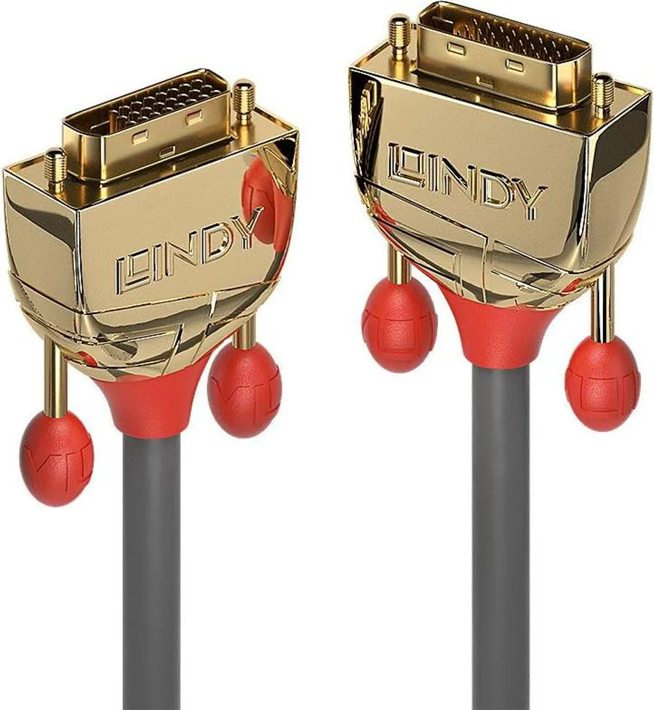 Lindy 36202 Cavo DVI-D Dual Link Linea Oro 2m