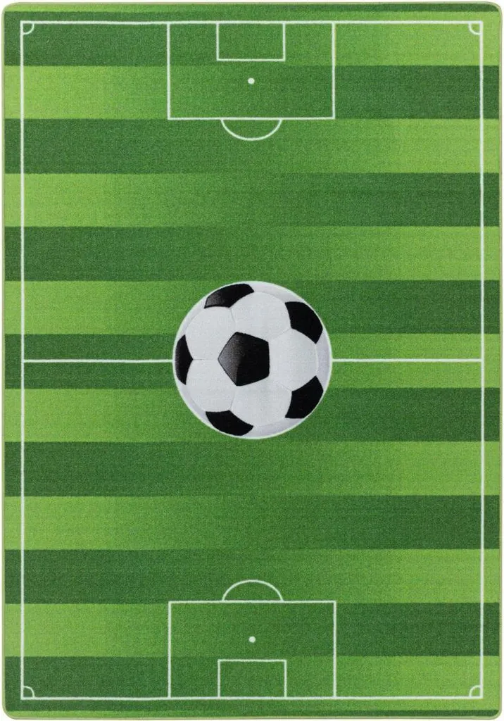 Grand Tapis de Jeu Enfant Terrain FOOT Lavable - 133x190cm