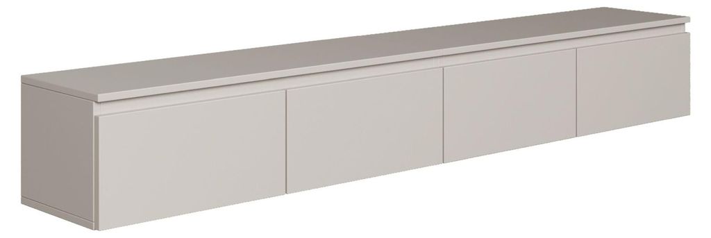 Selsey Bemmi - TV-Hängeboard, Greige, 200 cm Produktbild 