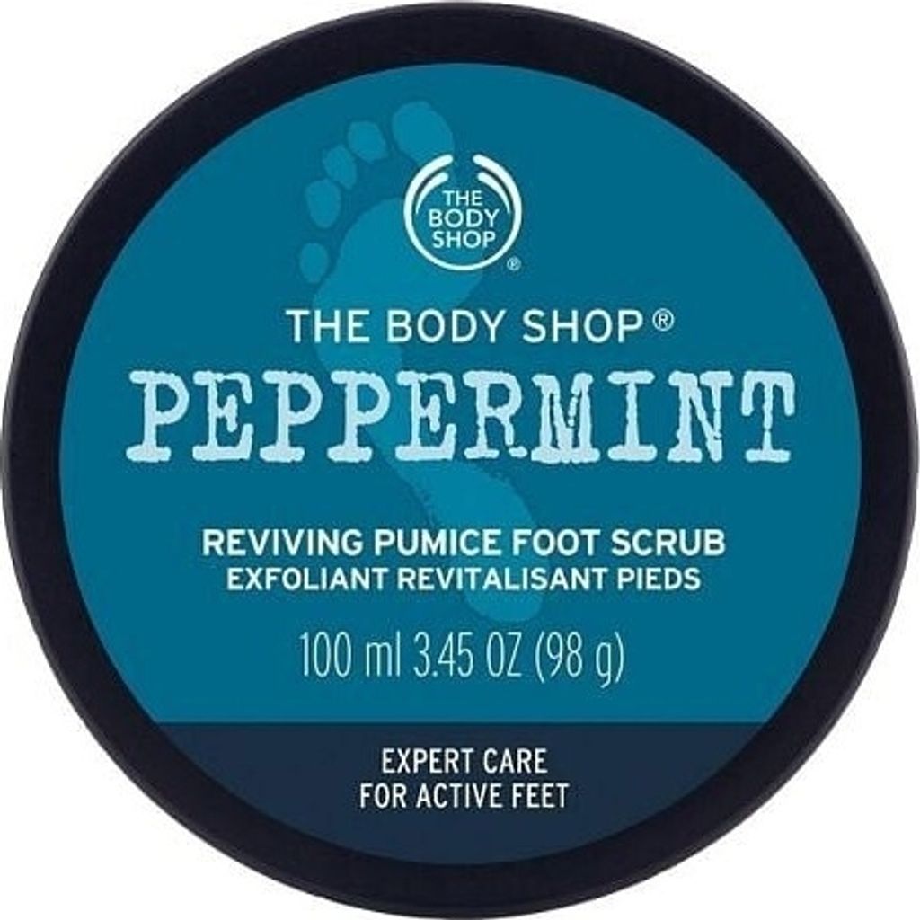 Chladivý peeling na nohy Peppermint (Scrub ravvivante alla Immagine del prodotto 