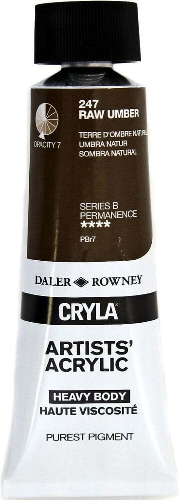 Daler Rowney Cryla Artists’ Acrylfarbe Raw Umber 75 ml 1 stk