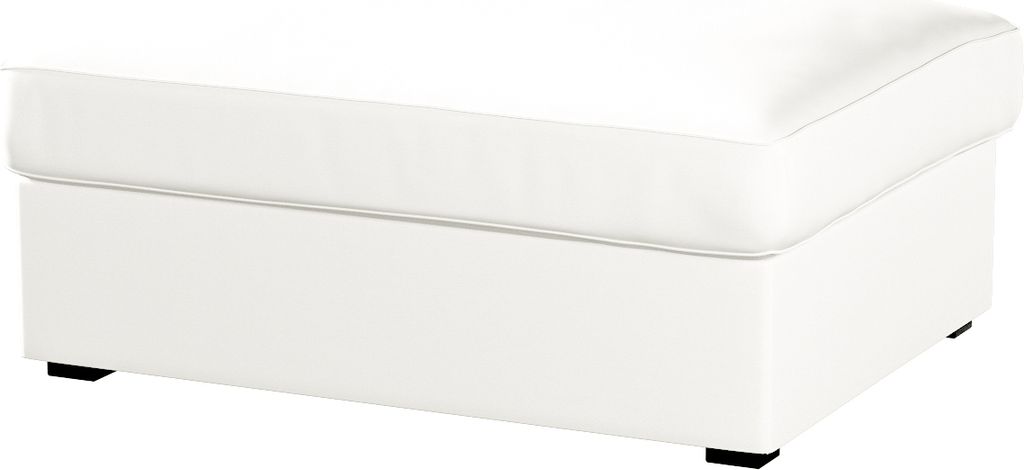 Dekoria Bezug für Kivik Hocker, weiss, Bezug für Hocker Kivik