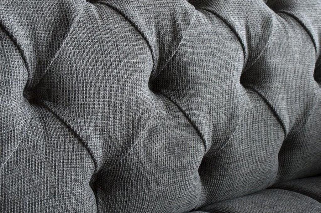 Chesterfield Couch Sofa Polster 3 Sitzer Couchen Sitz Garnitur Sofas Graue Neu