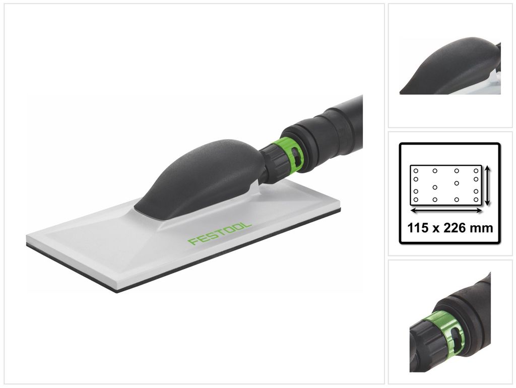 Festool Cale De Ponçage HSK-A 80x200 Mm - Abrasif De Qualité Pour Ponçage Fin Et Précis