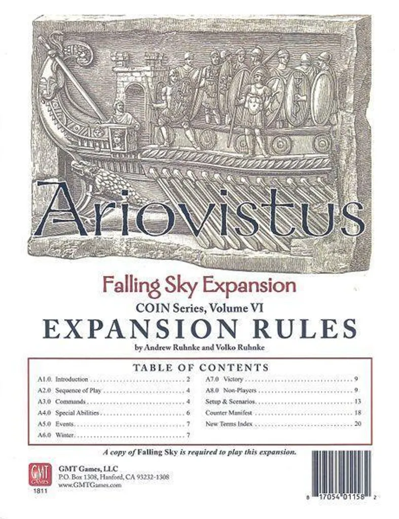 Jouer à Ariovistus Falling Sky - Extension pour Passionnés de Wargames