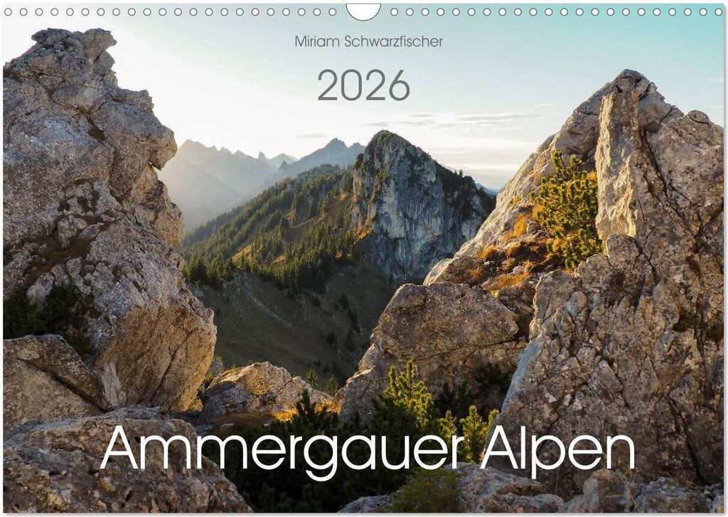 Ammergauer Alpen (Wandkalender 2026 DIN A3 quer), CALVENDO Monatskalender