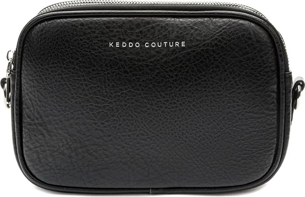 Petit sac besace noir pour femme Keddo - Accessoire mode chic et urbain