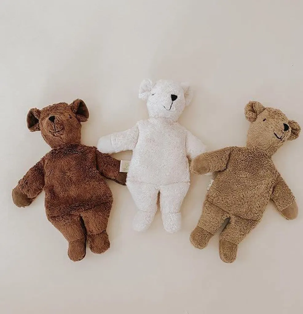 Peluche ours brun Senger 21011 saine sans plastique pour la peau de bébé