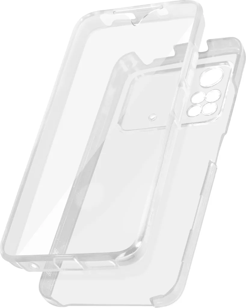 Avizar, custodia protettiva per Xiaomi Poco M4 Pro 4G, fronte + retro, trasparente