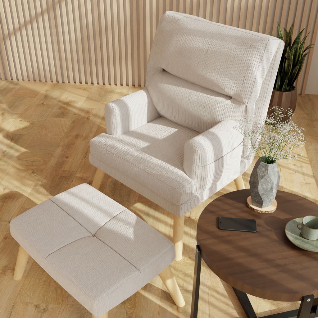 Liegesessel Sessel Relaxsessel Nemo mit Fußhocker Produktbild 4