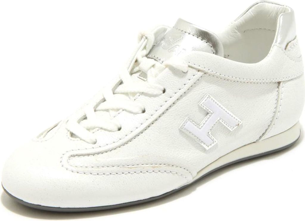 3162G sneaker bimba HOGAN JUNIOR OLYMPIA SLASH H FLOCK scarpa schuhe kinder