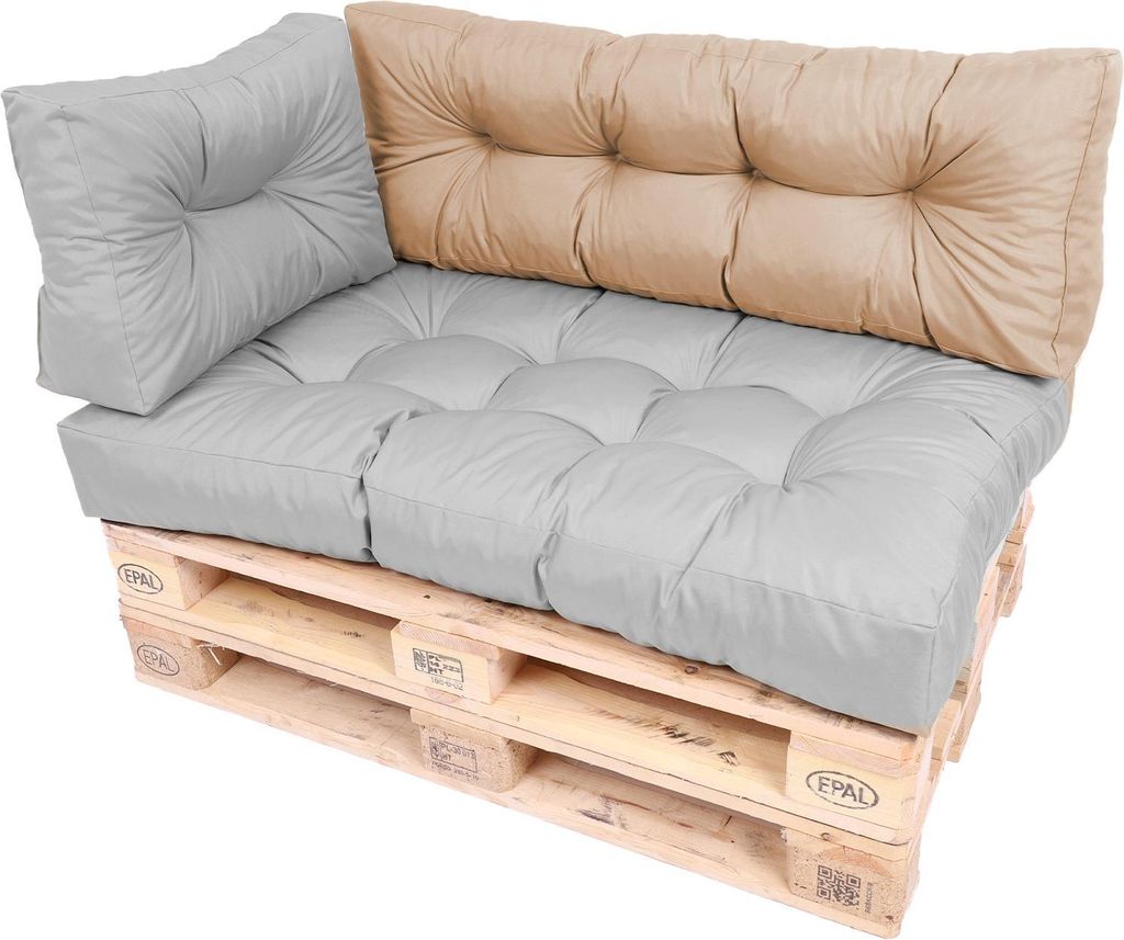 TexDeko Garden Rückenkissen 120x40x20/10cm gesteppt Produktbild 