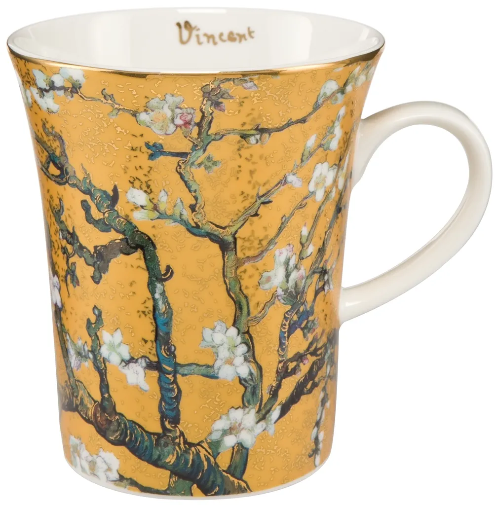 Goebel Van Gogh Mandorlo in Fiore Oro | Un Regalo che Emoziona