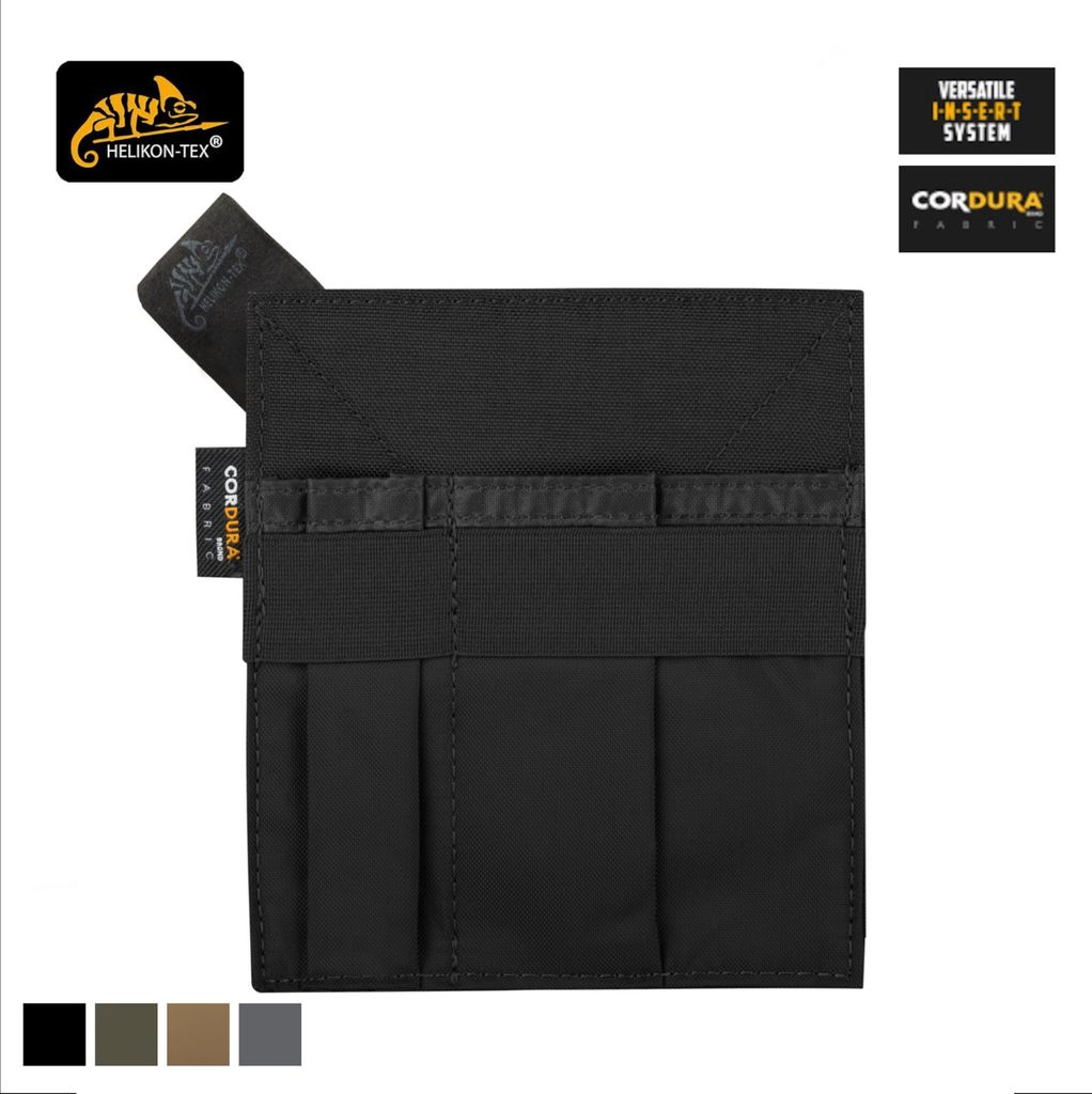 Helikon-Tex ORGANIZER INSERT MEDIUM – In mehreren Varianten erhältlich, Farbe:Schwarz