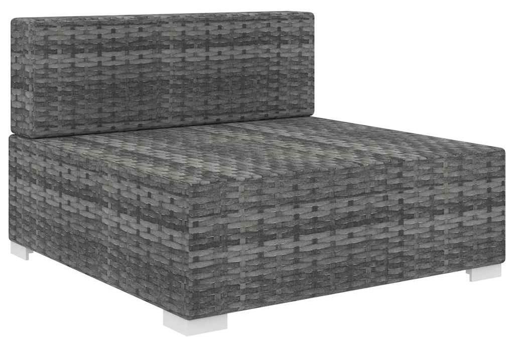 vidaXL Canapé modulaire partie centrale 1 pc + coussins Image du produit 