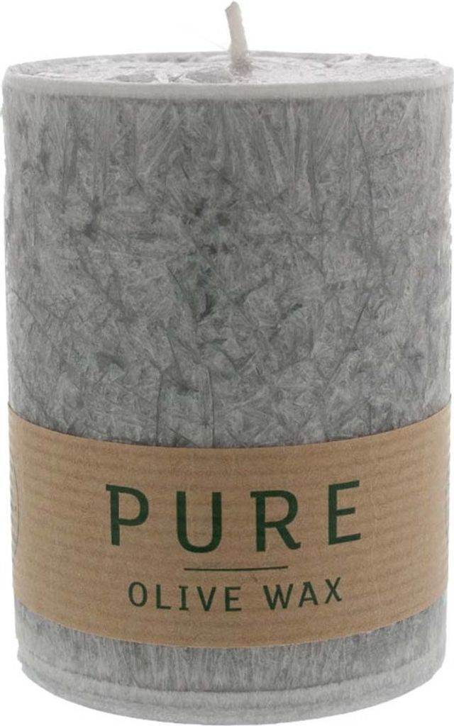 Olive Wax Kerze - Anthrazit 90x70