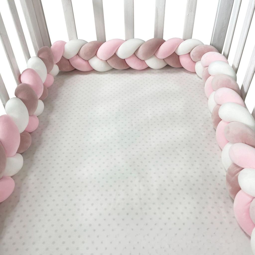 Bettumrandung Kinderbett Baby Krippe Nestchen Weben Produktbild 
