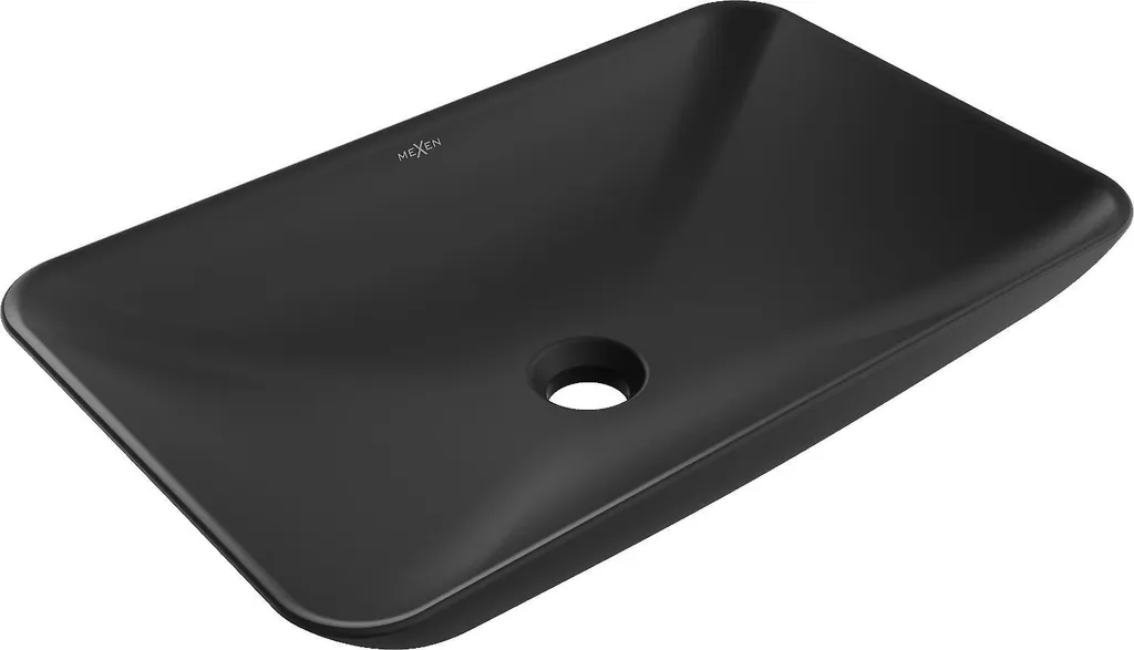 Mexen Avila Lavabo da Appoggio 58x37 cm Nero Opaco - Offerta Online