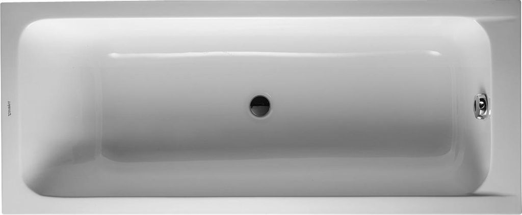 Duravit Einbauwanne D-CODE Rechteck, Mittelablauf, weiss 170 x 70 x 42 cm